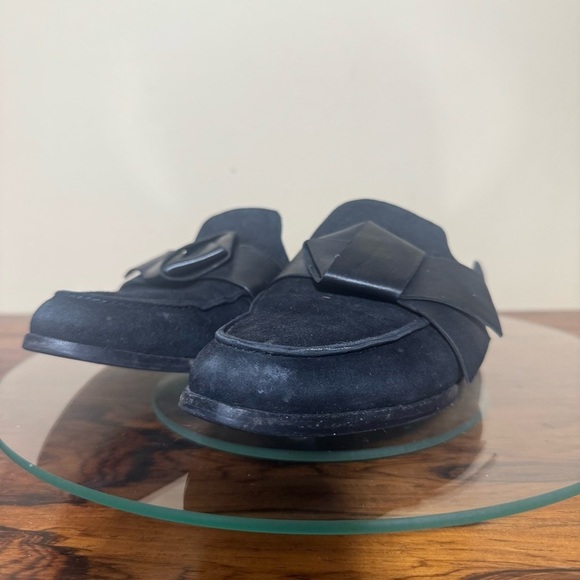 &other stories Mule Slippers in black suede - Picture 4 of 14